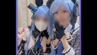 [FC2-PPV-4231485] Limited Cosplay [Harem] Vtuber Hoshimachi Suusei x Usada Peora (Bunny Ver.) Dream collaboration